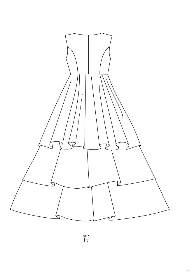 服裝款式圖結(jié)構(gòu)圖冊(cè) 女裝設(shè)計(jì)中的結(jié)構(gòu)要素與設(shè)計(jì)實(shí)踐